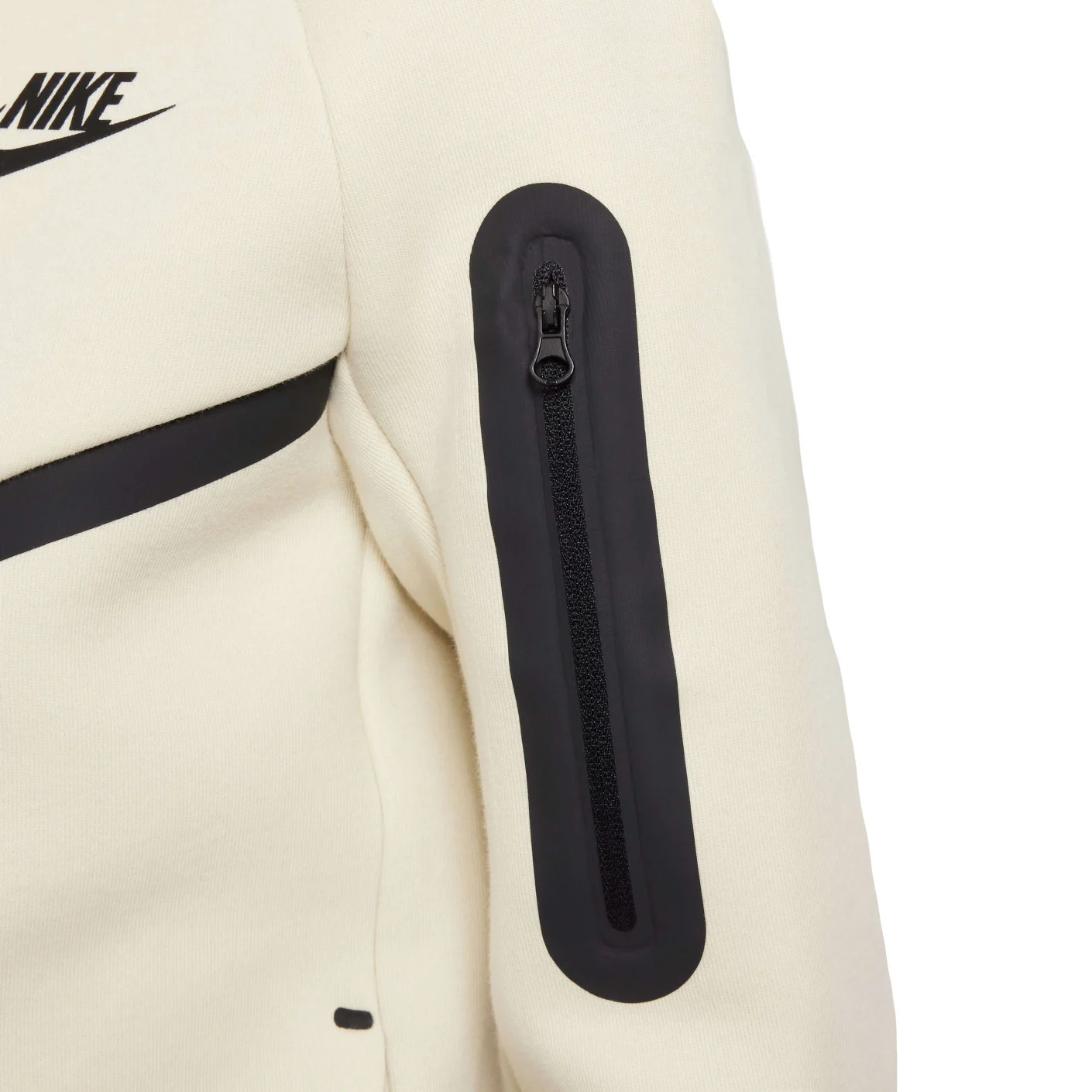 Nike Tech Fleece Sportswear Trainingspak Kids Gebroken Wit Zwart