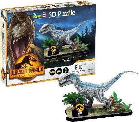 Revell 3D Puzzle - Jurassic World - Blue - 57 Brikker - 38 CM