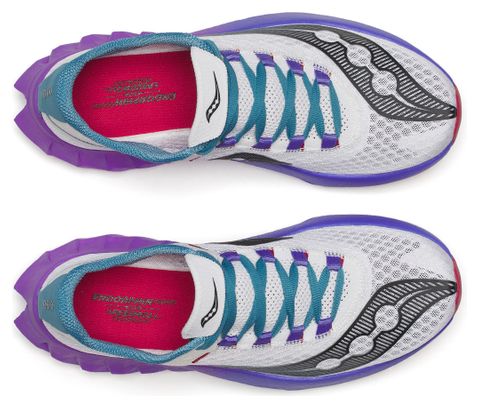 Chaussures Running Saucony Endorphin Pro 4 Blanc/Violet Femme