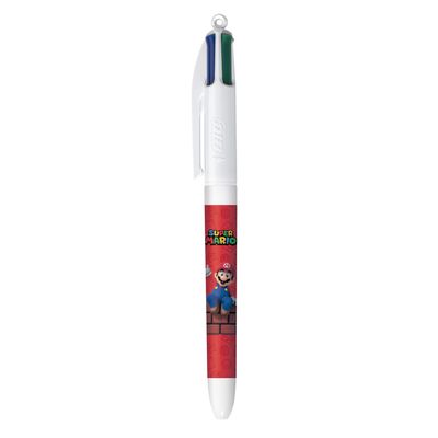 BIC 4 Couleurs Super Mario - Stylo à bille 4 couleurs - 1 mm - différents modèles disponibles