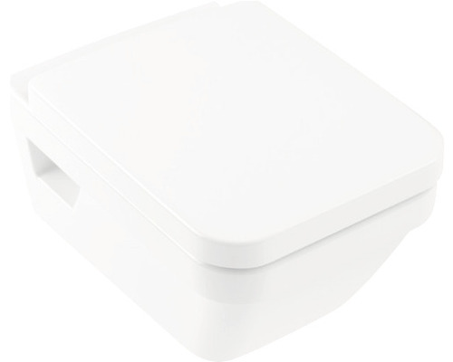 Villeroy & Boch Architectura wandclosetset, diepe spoeling, open rand, glanzend wit met coating, zonder toiletzitting 5685HRR1