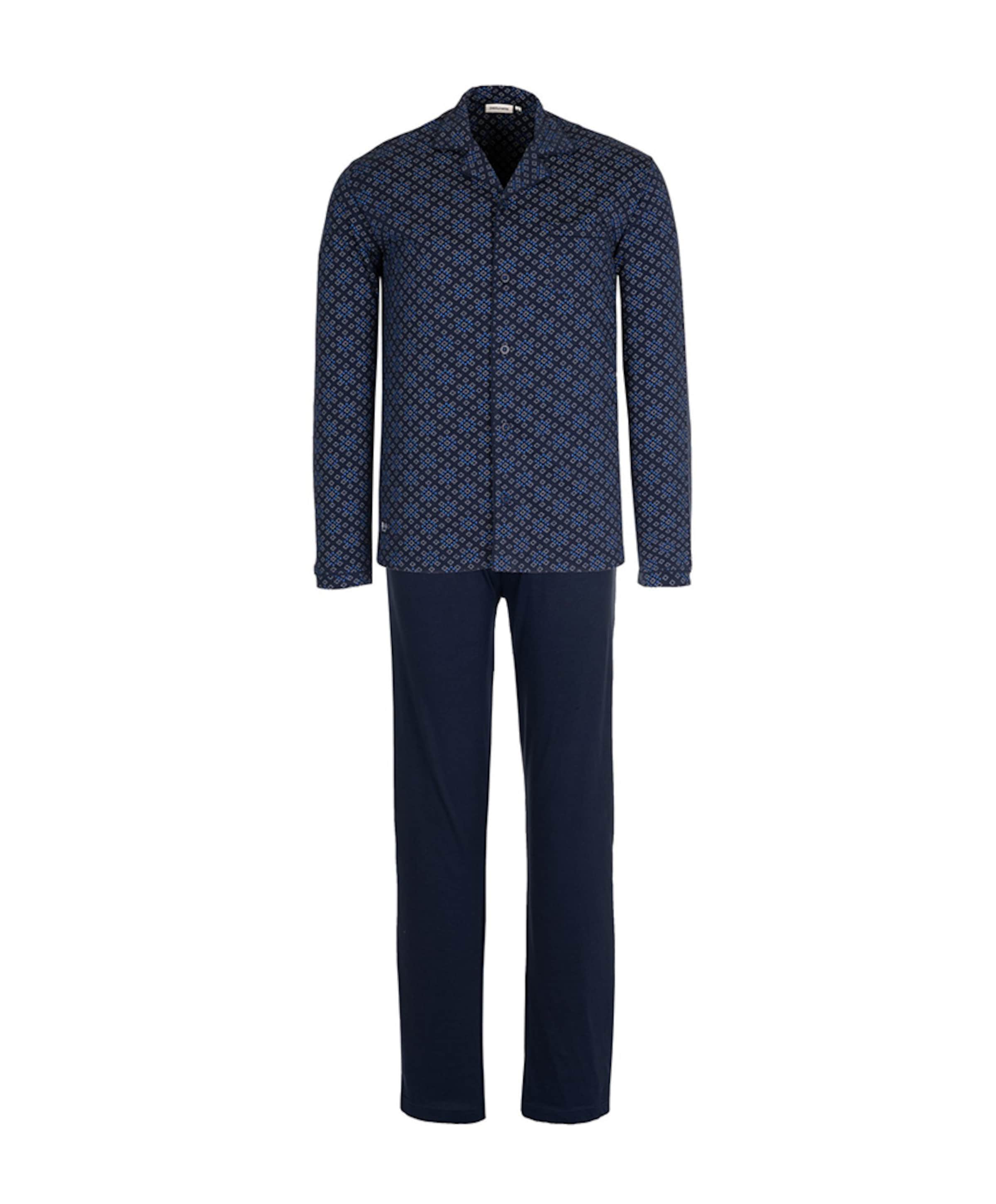 Pastunette Heren pyjamaset blauw