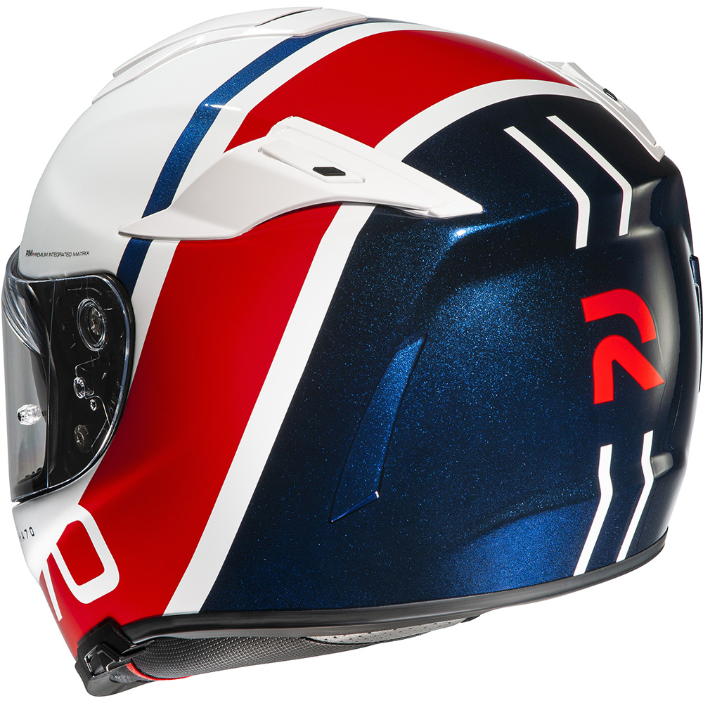 HJC - Casque RPHA 70 Paika MC21 / Blanc / Rouge / Bleu
