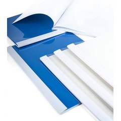 Chemise à reliure thermique, A4, brillant, 6 mm, blanc