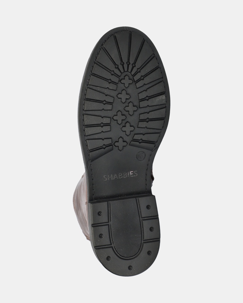 Shabbies Amsterdam Lacey Veterboots  - bruin