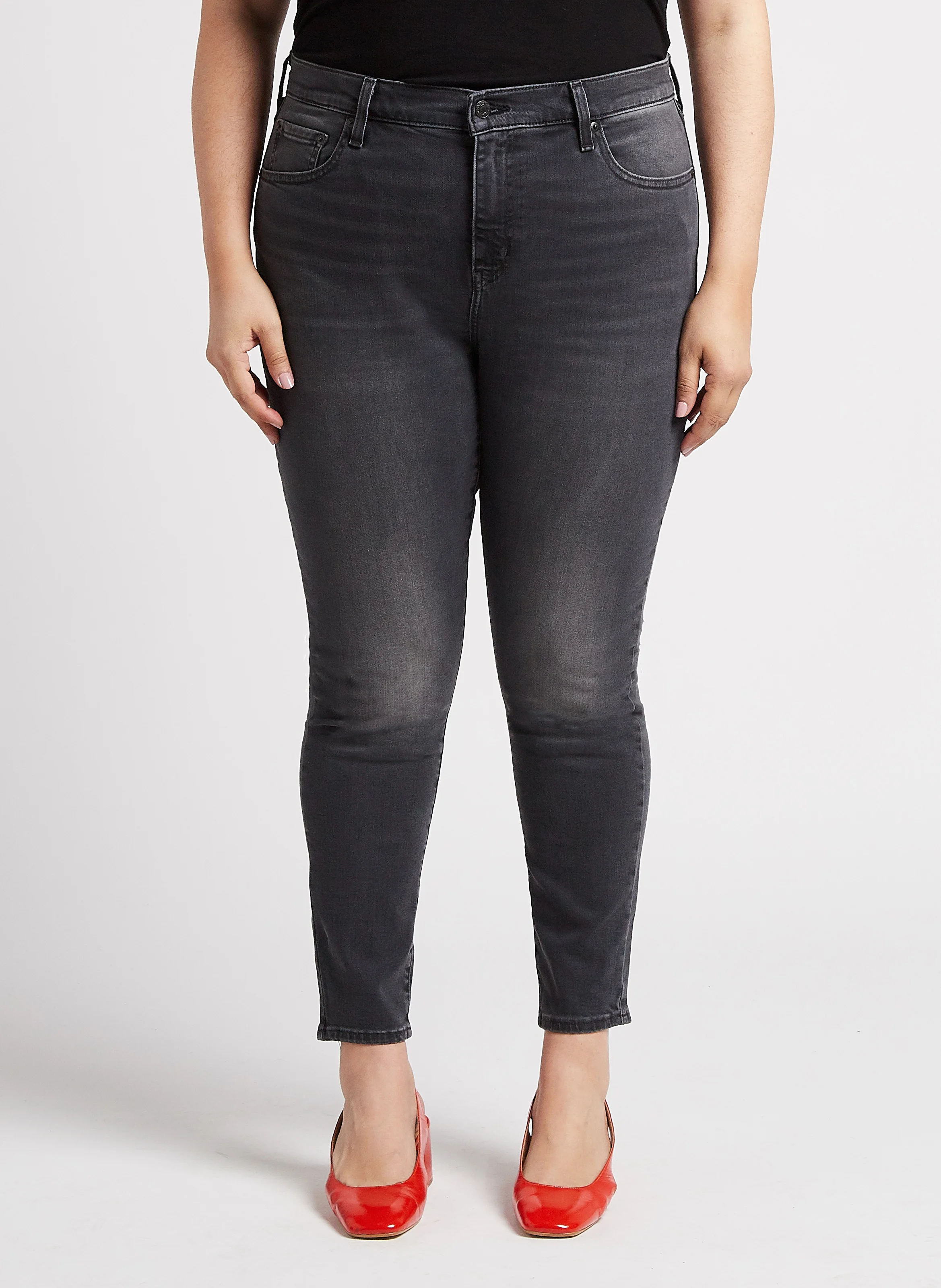 721 PL HI RISE SKINNY - Jean skinny taille haute | Noir