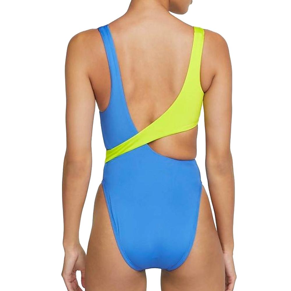 Nike Maillot de bain 1 piece Bleu/Vert Femme Nike Crossover