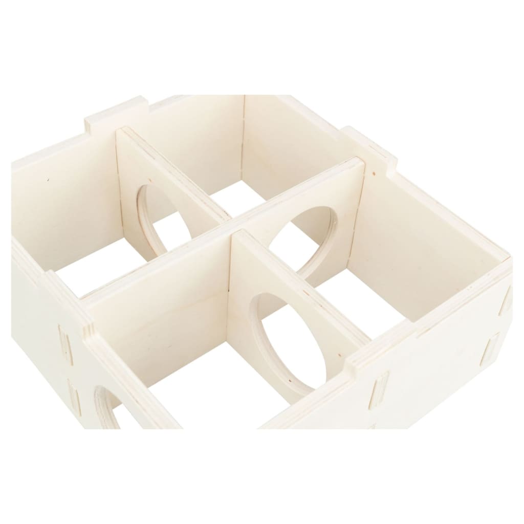 Maison emboitable 4 chambres 25 x 10 x 25 cm pour souris, hamsters