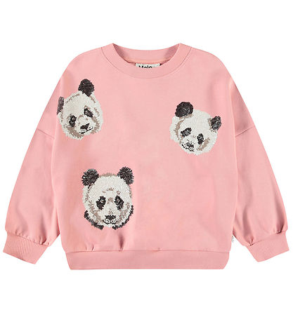 Molo Sweatshirt - Marika - Rosequartz m. Pailletten