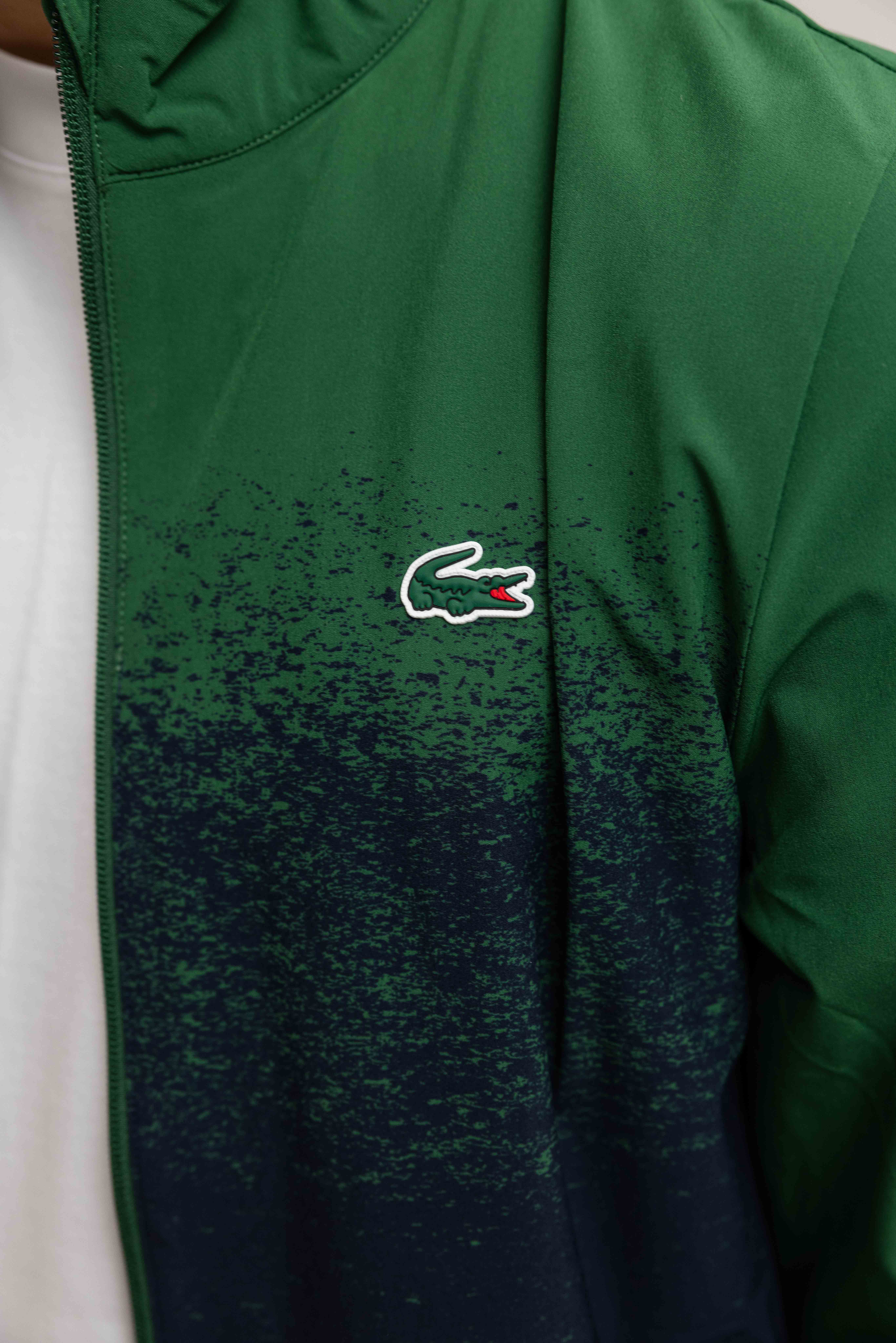 Lacoste Tennis x Novak Djokovic Trainingspak Heren Groen/Donkerblauw