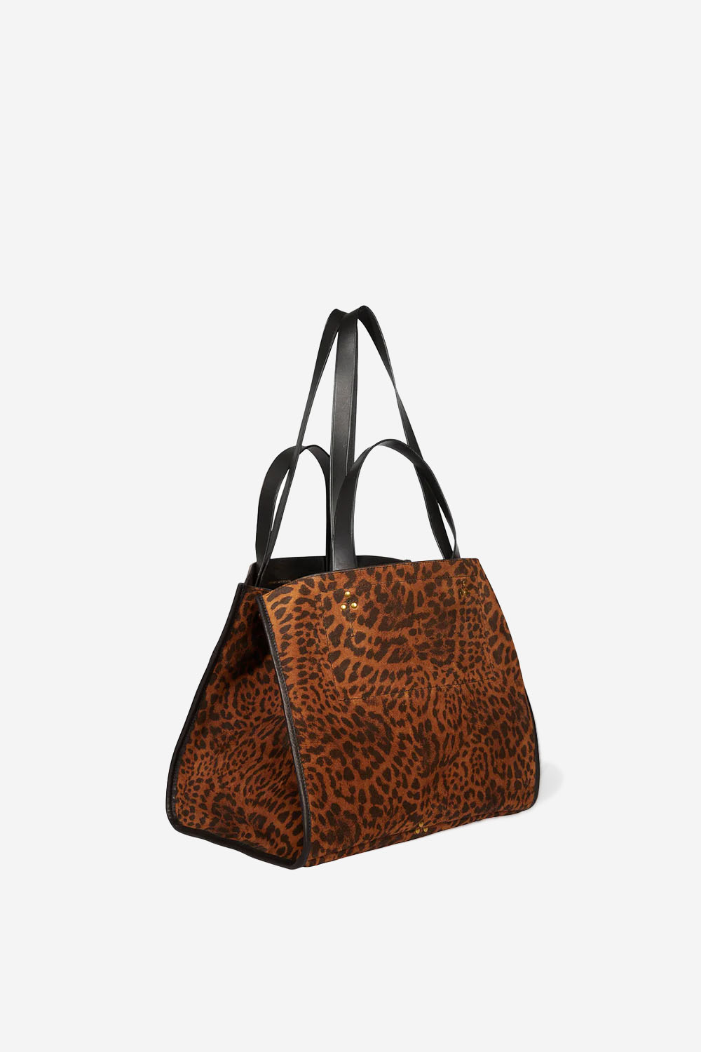 Leon M suede shoulder bag