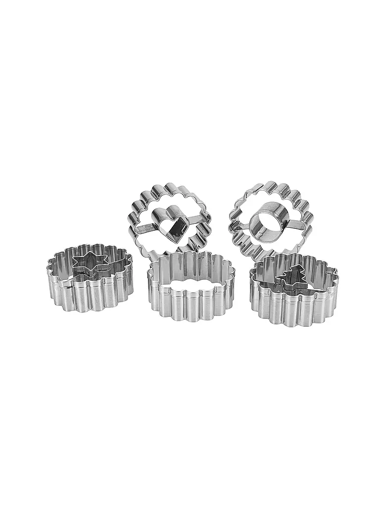 STAEDTER Ausstecher Set Spitzbuben 5Tlg. silber