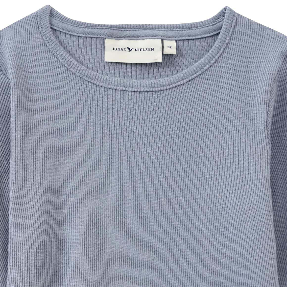 Jonas Nielsen Mädchen Langarmshirt in Rippstruktur dunkeltürkis
