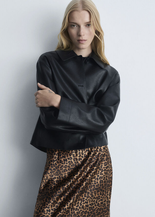 MANGO SKIRT. -- BOMBI2 Brown