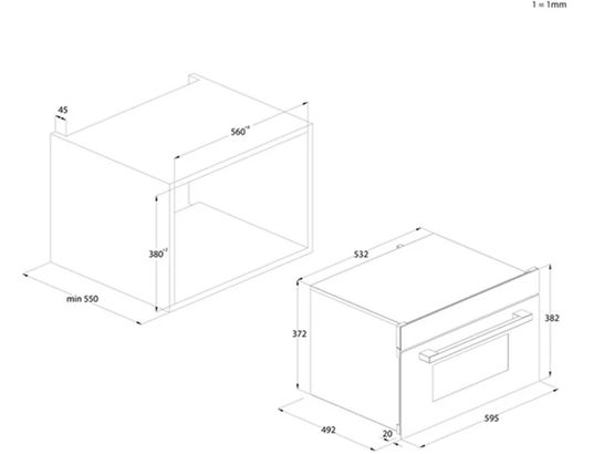 HAIER - Micro ondes Encastrable H38DMWID46NB