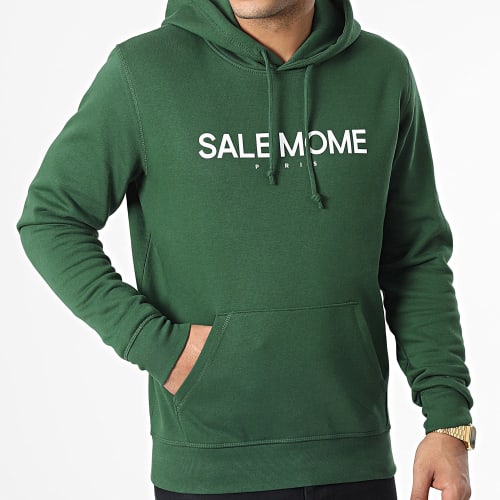 Sweat Capuche Gorille Vert Blanc