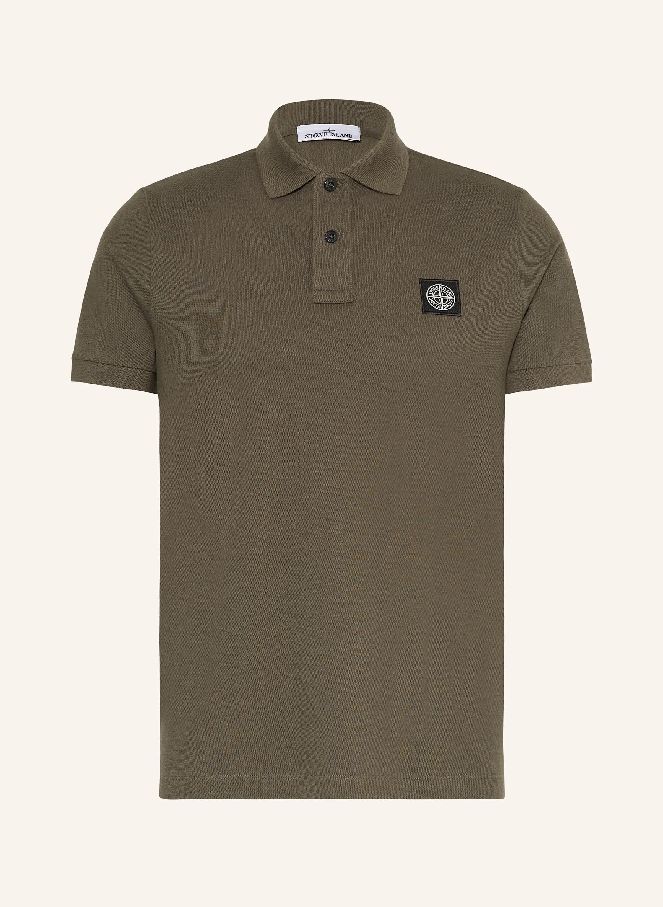 STONE ISLAND Piqué-Poloshirt Slim Fit