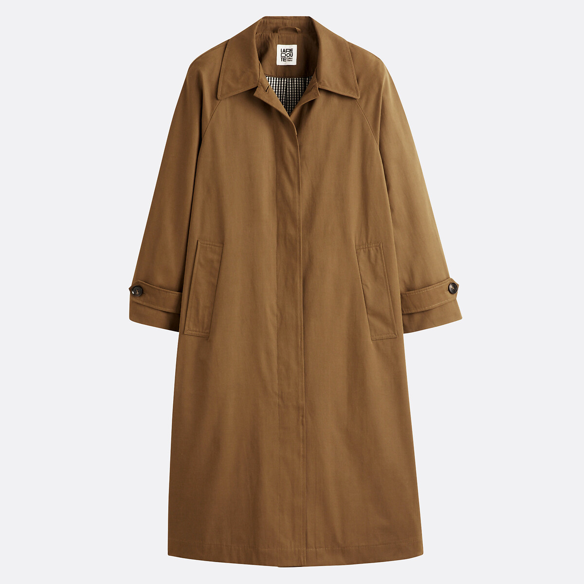 COLEÇÕES LA REDOUTE<br>Trench coat oversized com botões, modelo Signature MAURICE