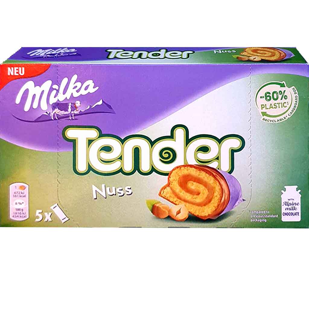 Milka Tender Nuss 5er 185g MHD:31.1.25