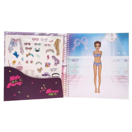 Depesche TOPModel Dress Me Up Stickerbuch Party
