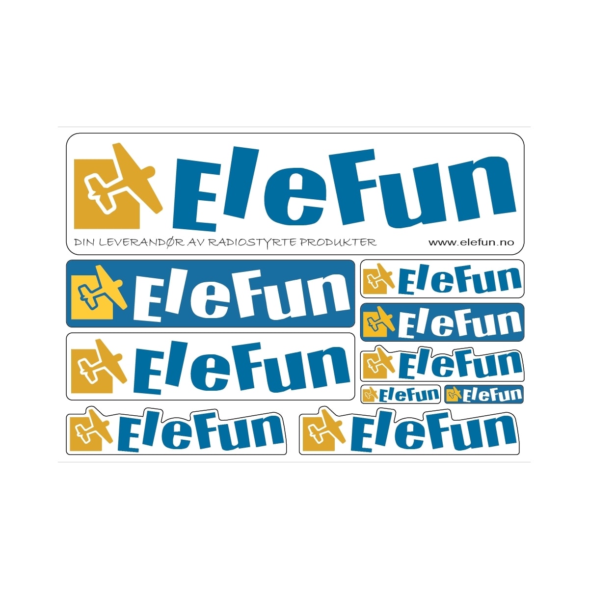 Klistremerke: Elefun Color A4