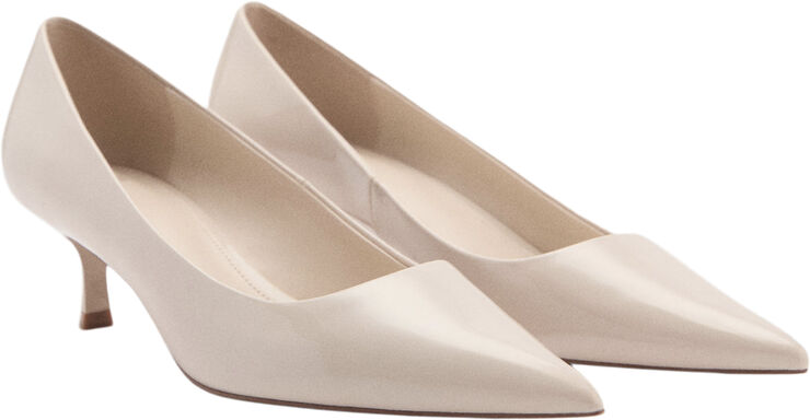 MANGO Kitten heel shoes Lt-pastel pink