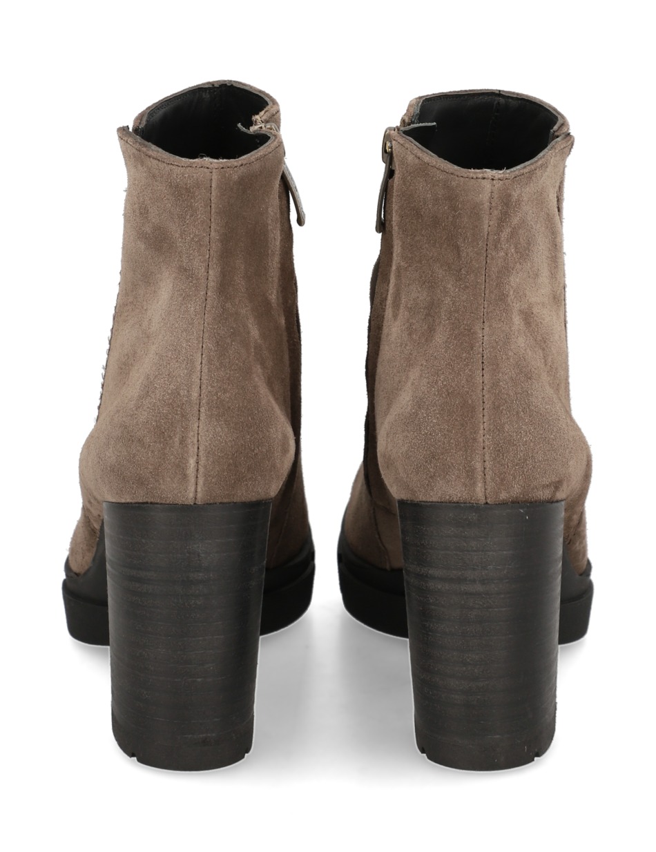 Veloursleder Stiefelette