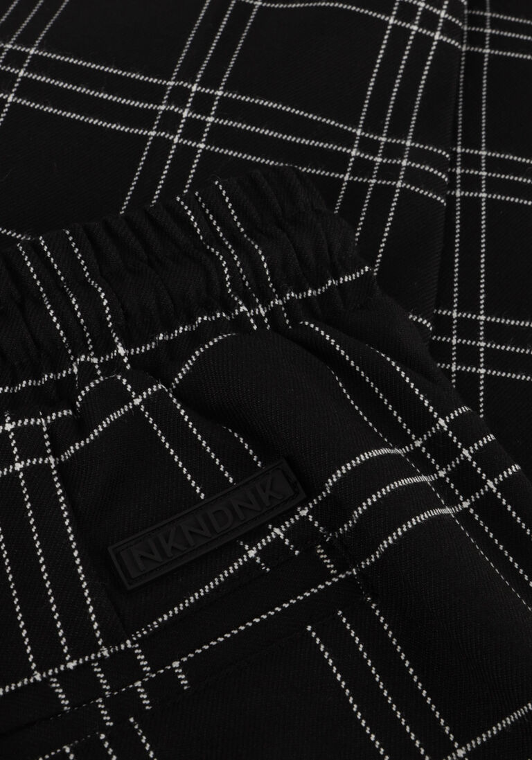 NIK & NIK zwarte nik & nik pantalon tartan trousers