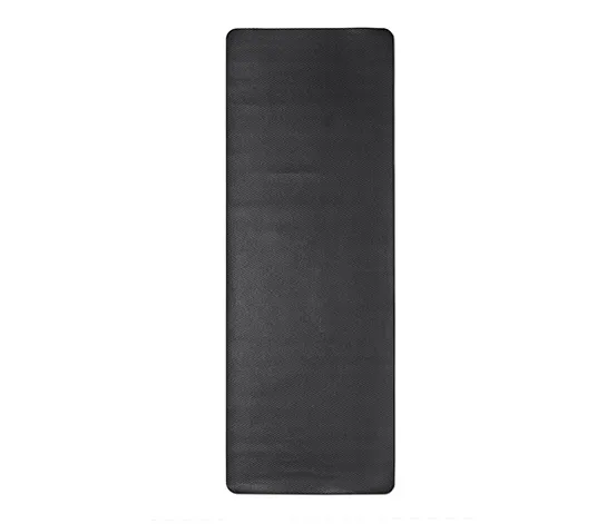 Yoga- und Fitnessmatte, schwarz
