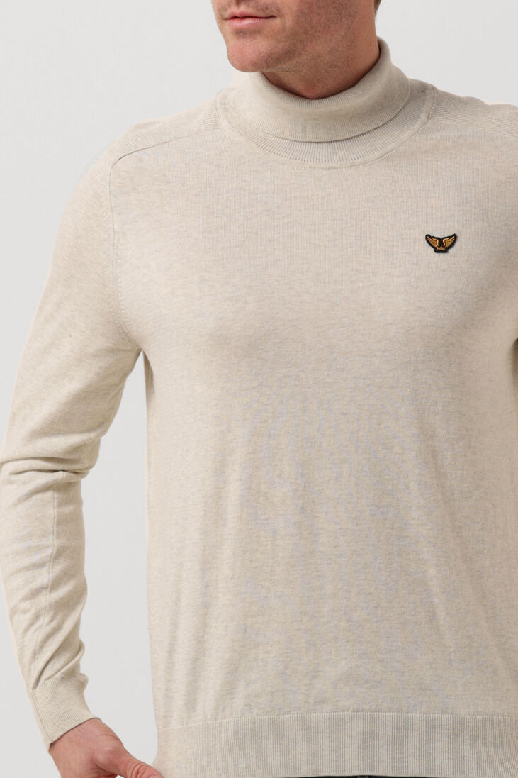 PME LEGEND gebroken wit pme legend coltrui turtleneck cotton elite knit