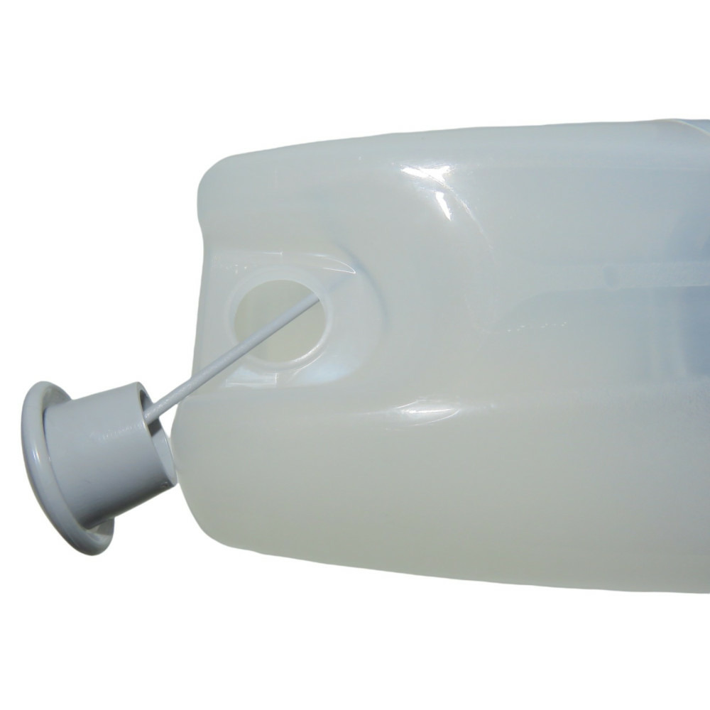 Distributeur d'eau 1.5 litres, gris en plastique, pour chien ou chat