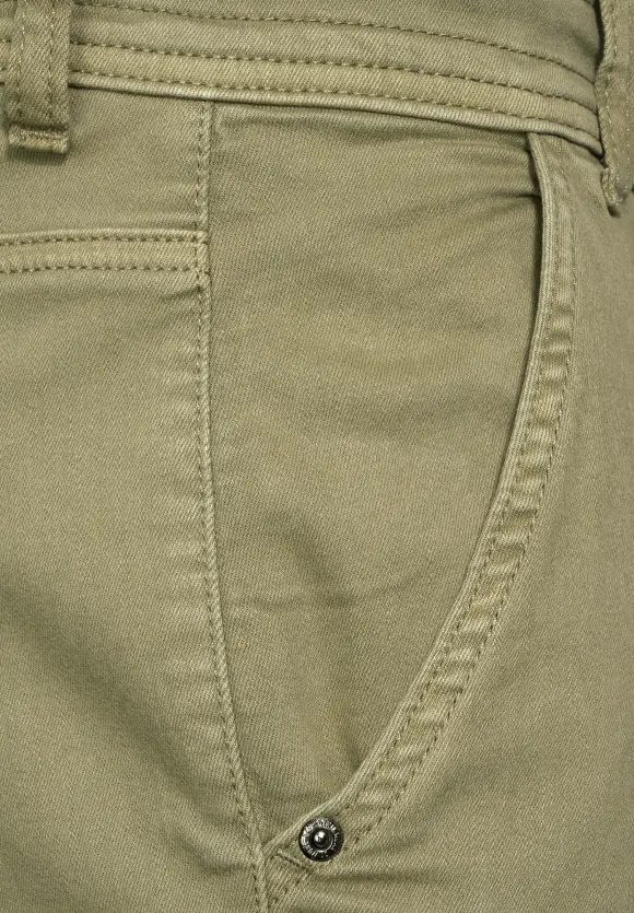 Regular Fit Joggpants - soft olive washed