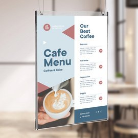 Porte-affiche, A3 portrait, transparent