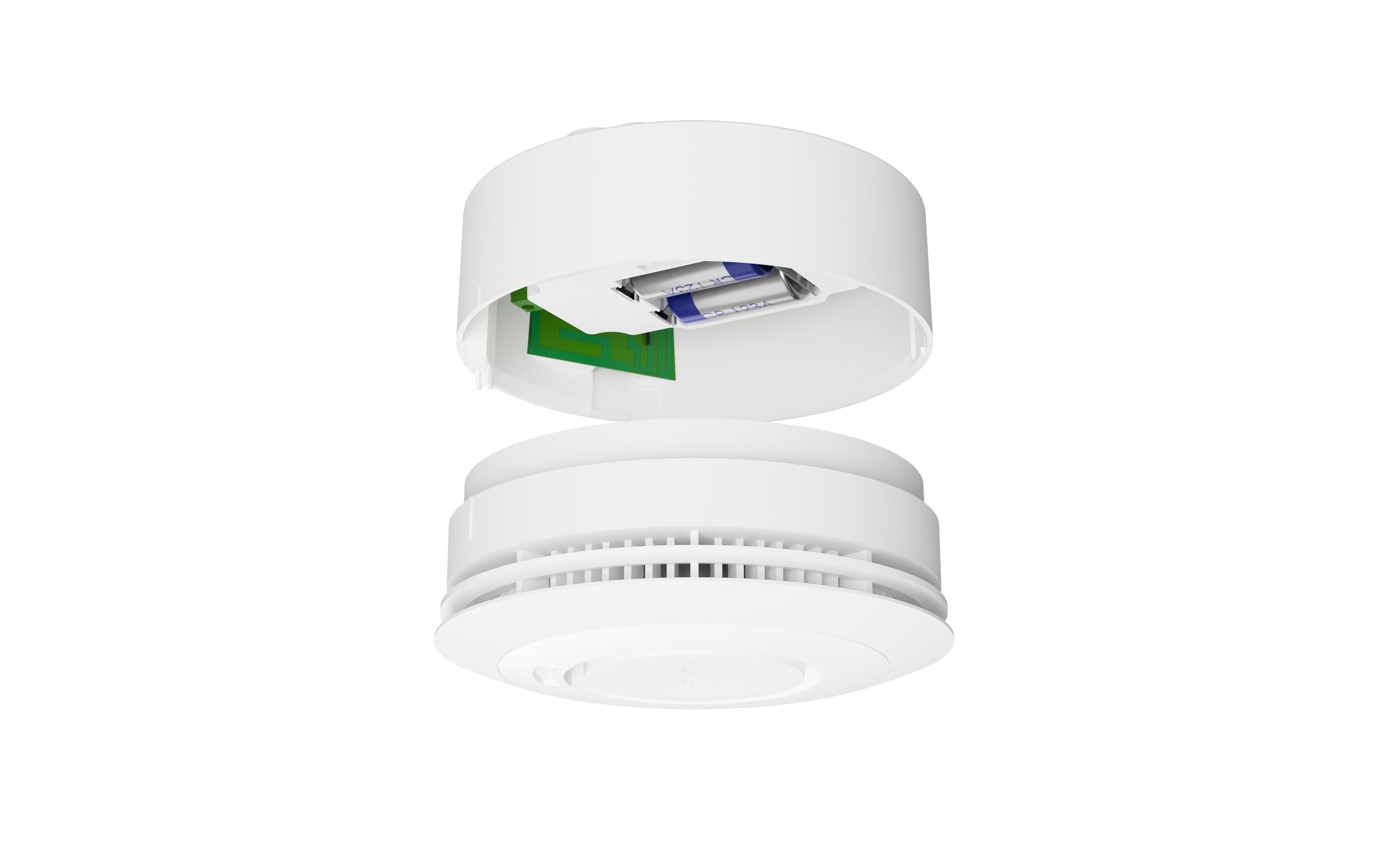 Rauchmelder Smoke Detector CM4400 4G<br>CM4400 4G Rauchmelder – Alarmierung über Telefon und Sirene