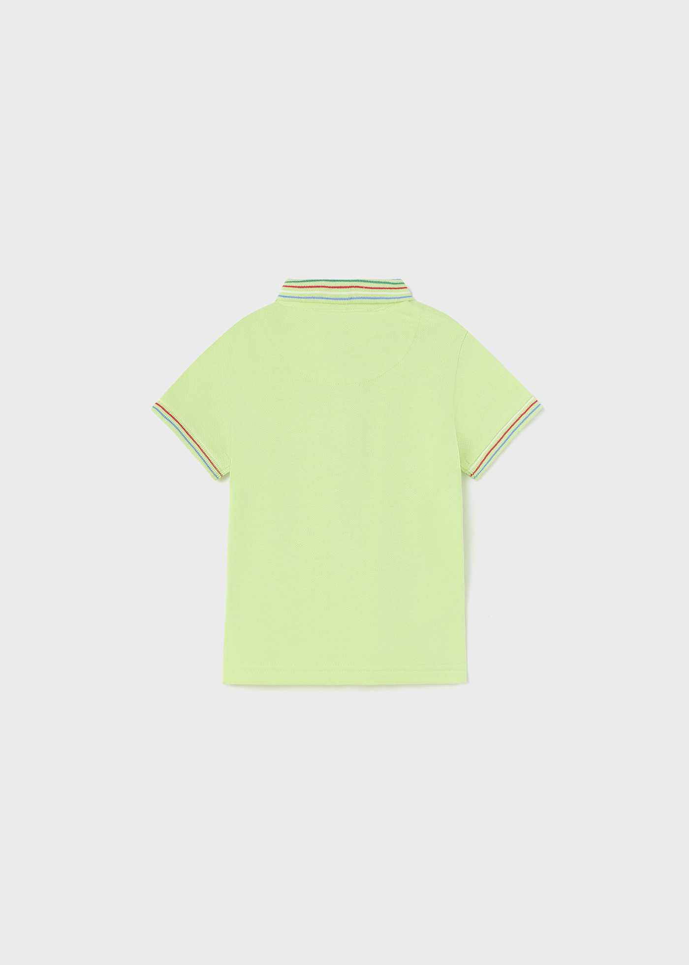 Camisa polo com estampa feita de algodão sustentável para bebês