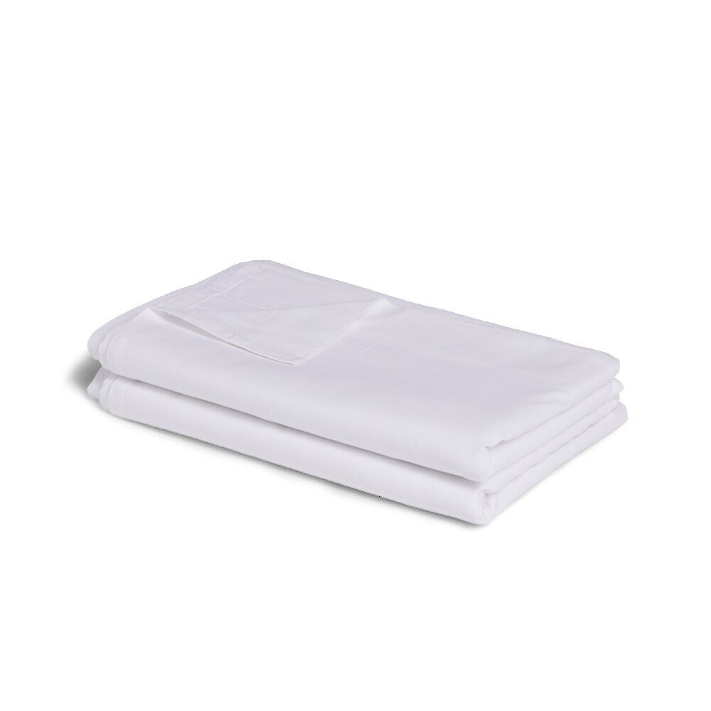 Drap plat 240x300cm 100% coton blanc
