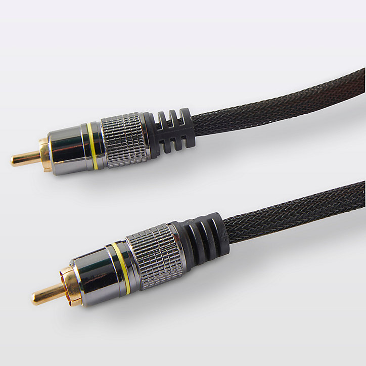 Cordon audio RCA Mâle / Mâle Blyss Or, 3 m