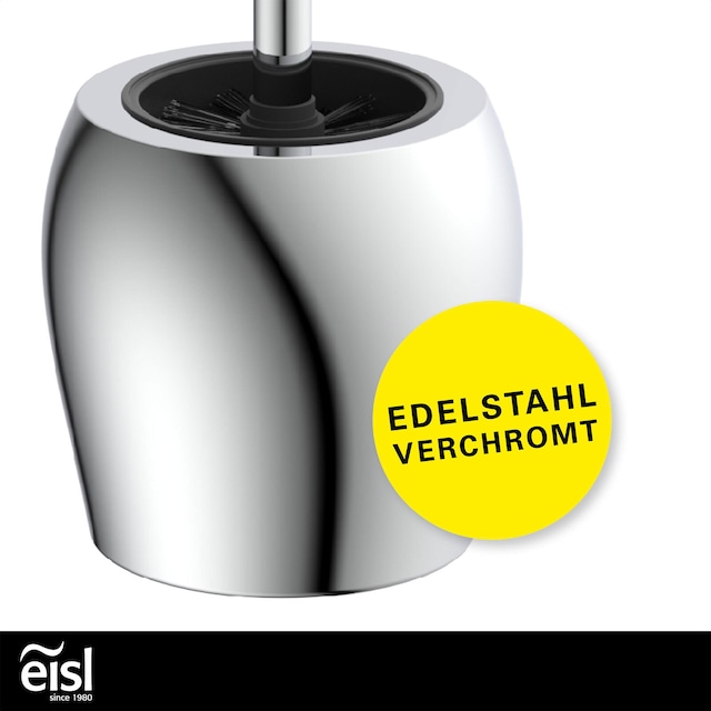 eisl WC-Bürstenhalter Chrom 12x38x12 cm