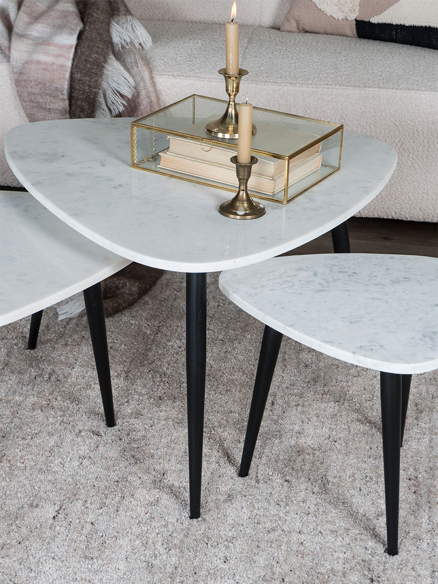 Salontafel Milou - Marmer - 70 cm