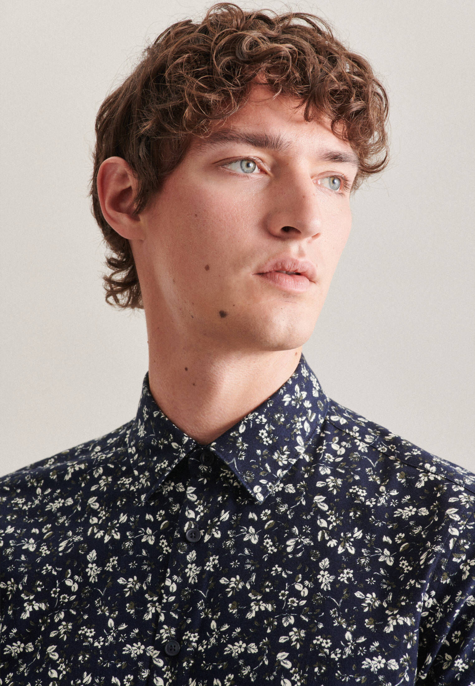 Seidensticker| Herren Casual Hemd Schwarze Rose