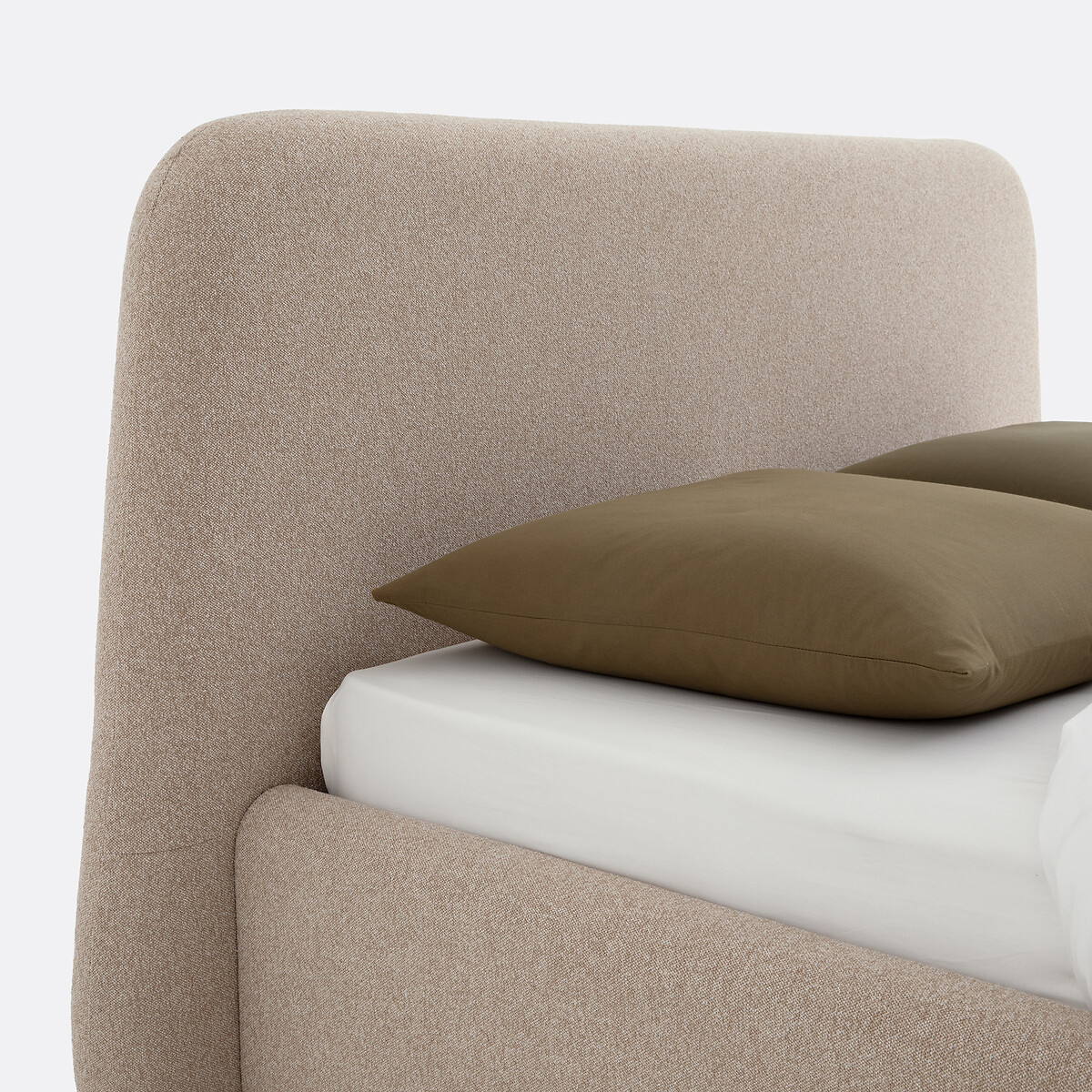 LA REDOUTE INTERIEURS<br>Cama com estrado de ripas, Stone