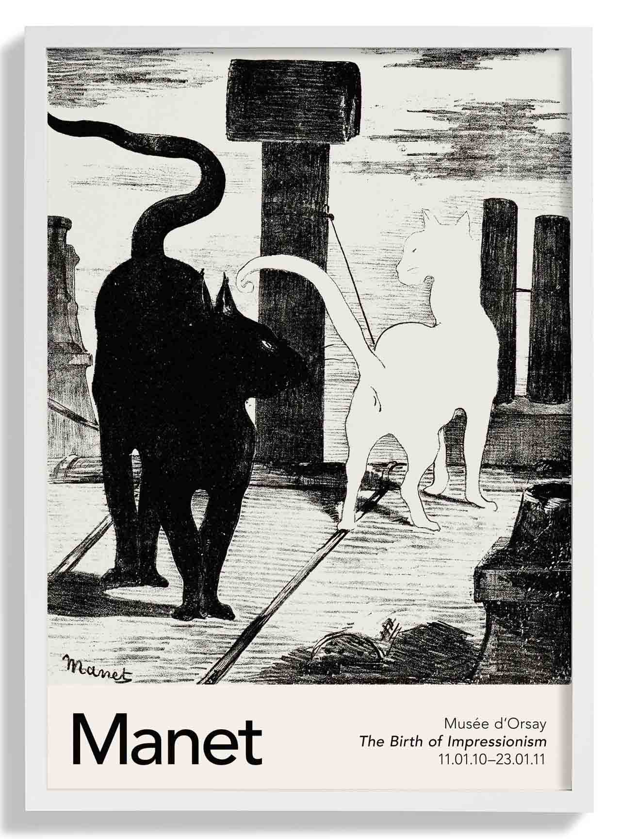 Die Katzen Rendezvous von Manet Ausstellung