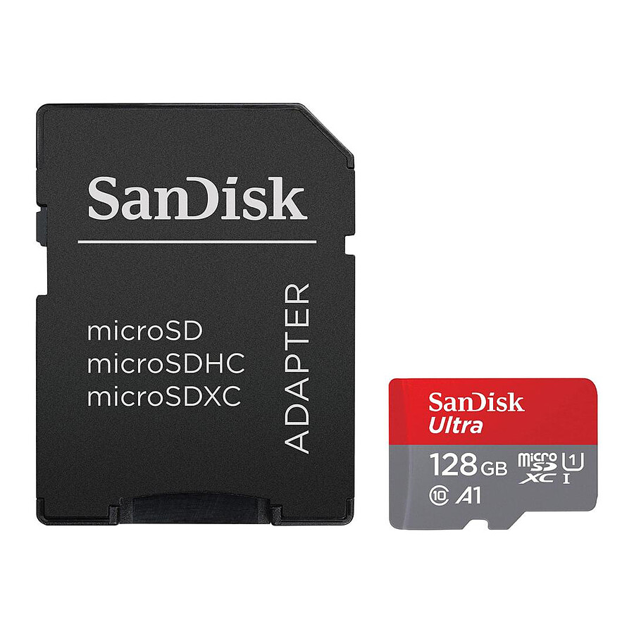 SanDisk Ultra Chromebook microSD UHS-I U1 128 Go + Adaptateur SD