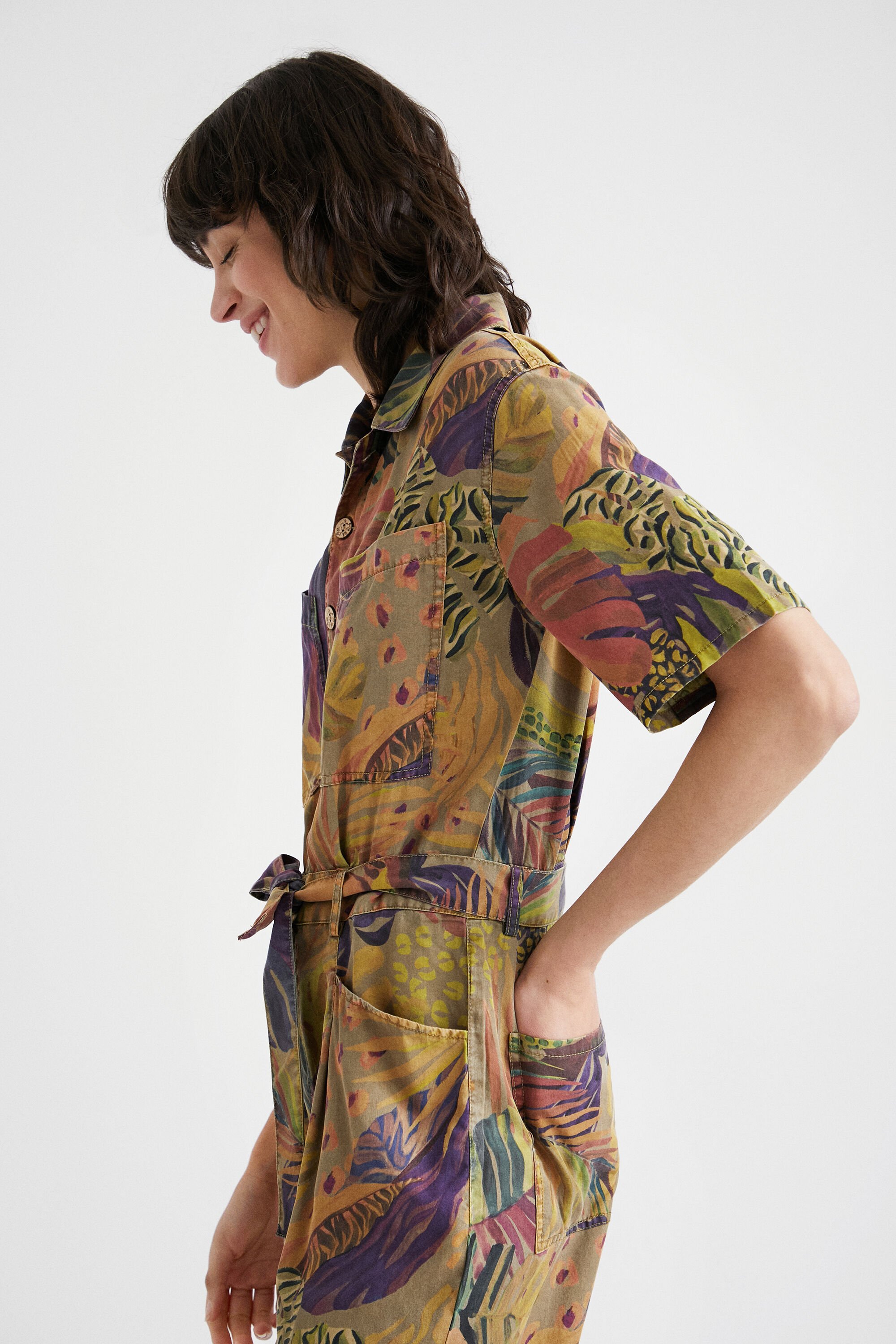 Combinaison camouflage floral