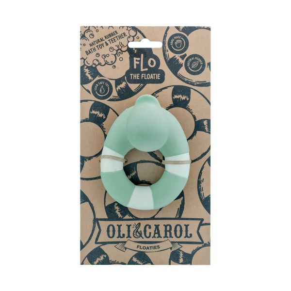 Oli & Carol Floatie Duck Badspeeltje - Mint