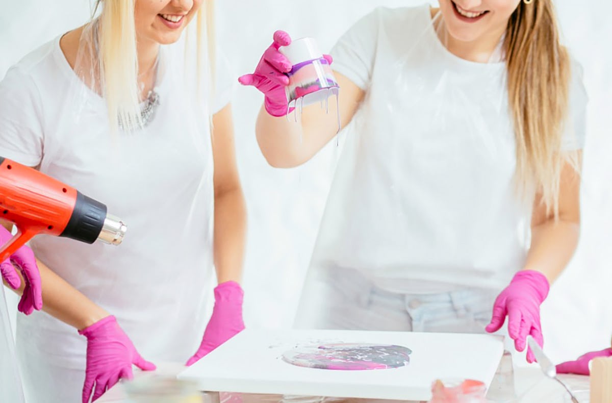 Acrylic Pouring Workshop Hemmingen