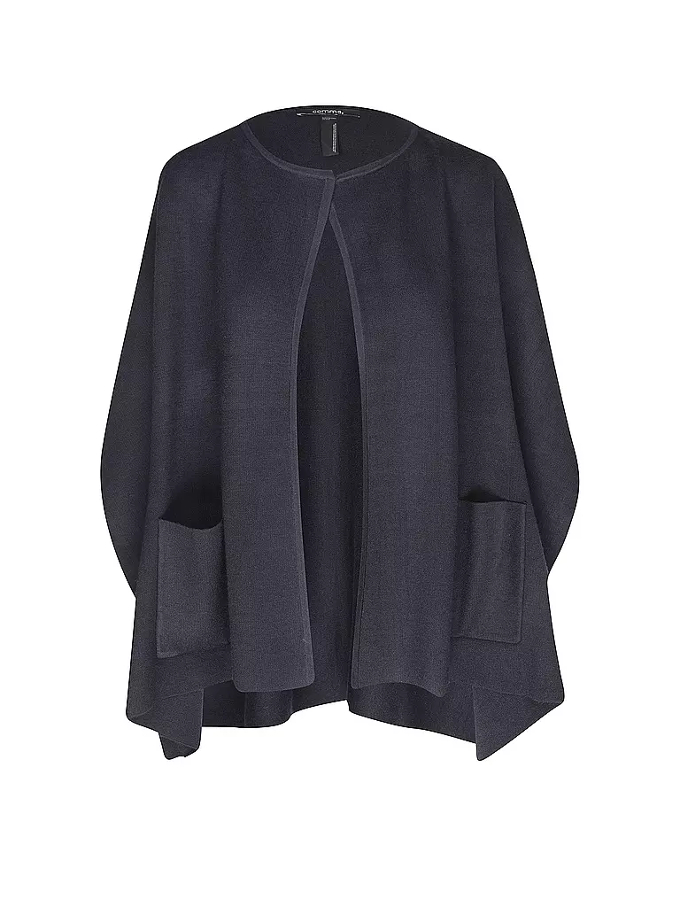 COMMA Cape - Poncho dunkelblau