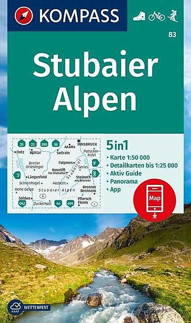 KOMPASS - 83 STUBAIR ALPEN