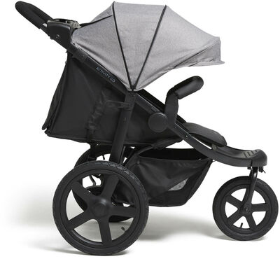 Beemoo Activity Go Aktivitetsvogn, Black/Dark Grey