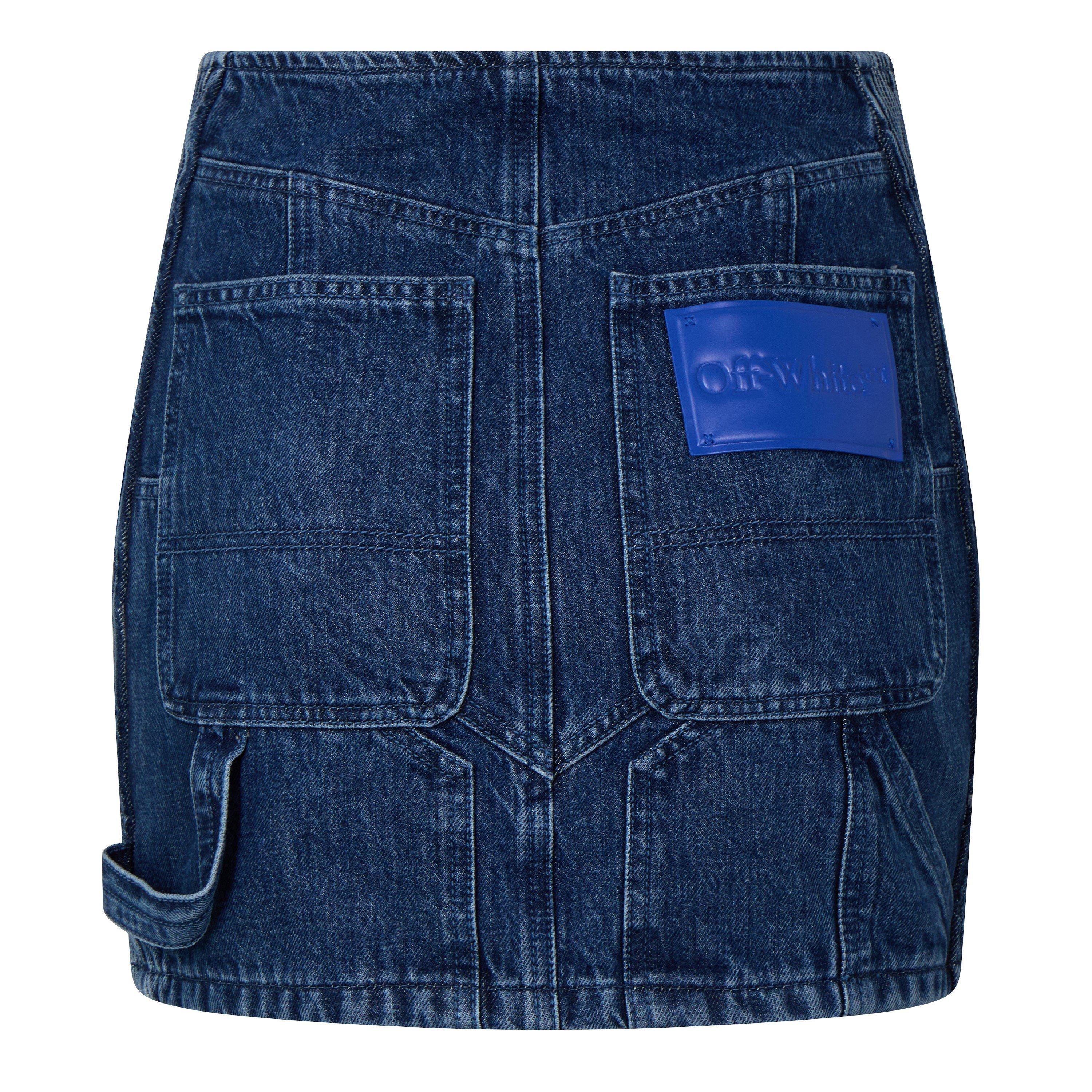 Off White Denim Skirt